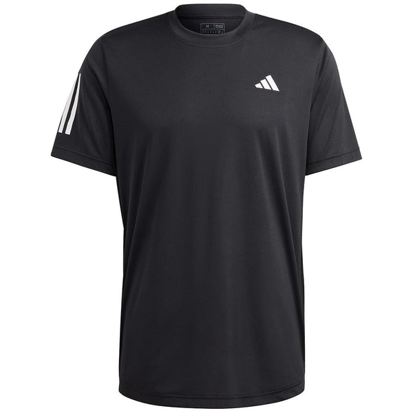 adidas Men s Club 3 Stripe Tee Black Merchant of Tennis