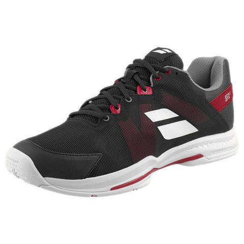 Babolat Men s SFX 3 Black Poppy Red Merchant of Tennis