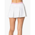 Lucky in Love Women's Shockin' Classics High Waist Stripe Skort - White