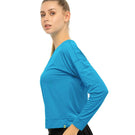 Lucky in Love Women's Essentials Hype Longsleeve - Parrot Blue