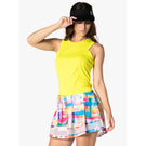 Lucky In Love Women's Swift Tie Back Tank - Yellow