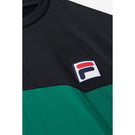 Fila Men's Essentials Short Sleeve Crew - Black/Green Jacket