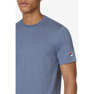 Fila Men's Essentials Short Sleeve Tennis Crew - Fila Navy Heather