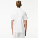 Lacoste Men's Ultra Dry Pique Tennis Polo - White