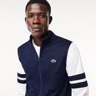 Lacoste Men's Striped Tennis Jacket - Navy Blue/White