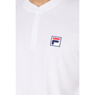 Fila Men's Essentials Henley Polo - White