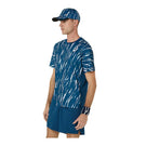 Asics Men's Game Short Sleeve - Mako Blue/White