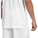 adidas Men's Club 3 Stripe Tennis Polo - White