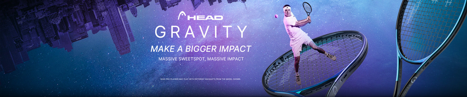 HEAD Gravity racquets have been updated with Auxetic 2.0 tech. Check them out!