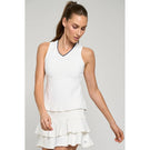 Lija Women's Be Your Best Victory Tank - White