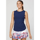 Sofibella Women's Wild Flowers Tank - Navy