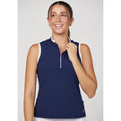 Sofibella Women's Wild Flowers Sleeveless Top - Navy