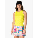 Lucky In Love Women's Swift Tie Back Tank - Yellow