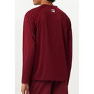 Fila Men's Essentials UV Blocker Long Sleeve - Cabernet