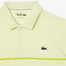 Lacoste Men's Ultra Dry Pique Tennis Polo - Pollen Yellow