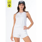 Lucky In Love Women's Essentials Chill Out Tank - White