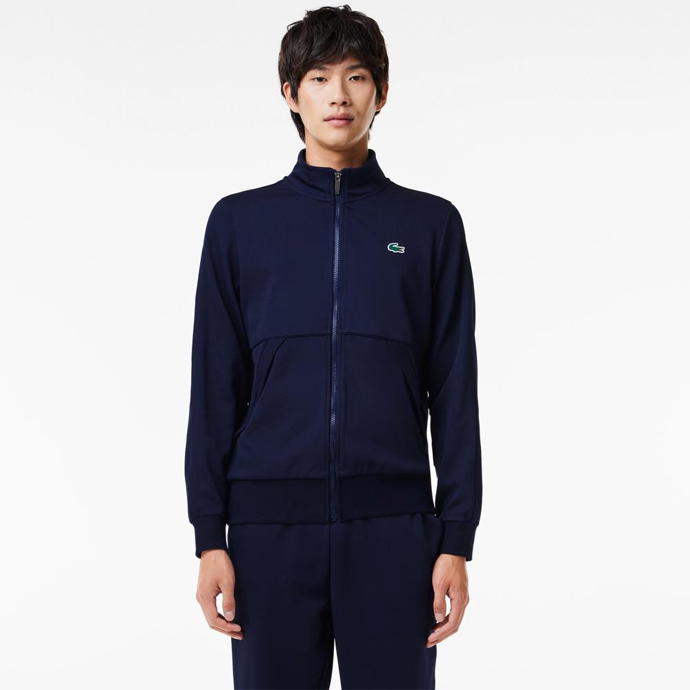 Navy blue lacoste on sale jacket