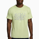 Nike Men's Court Summer Graphic Tee - Olive Aura