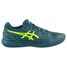 Asics Men's Gel-Resolution 9 - Wide 2E - Mako Blue/Safety Yellow