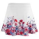 Sofibella Women's Wild Flowers 14" Skort - White/Flowers