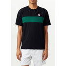 Fila Men's Essentials Short Sleeve Crew - Black/Green Jacket