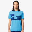 Lacoste Men's Novak Djokovic Tennis X Shirt - Argentine Blue