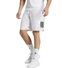 adidas Men's Club 3 Stripe 7" Short - White/Black