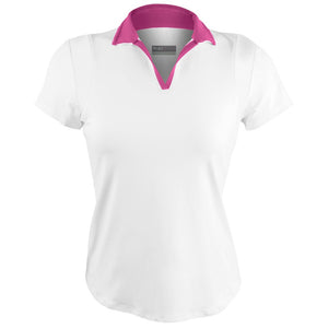 Lija Women's Don't Stop Me Now Roller Tee - White/Prism Pink