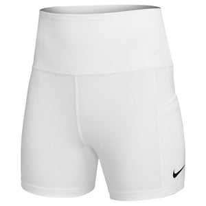 Nike Women's Court Ball Short with Pockets - White