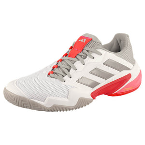 adidas Women's Barricade 13 - Cloud White/Lucid Red