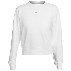 Nike Women's Dri-Fit One Crew-Neck Sweatshirt - White