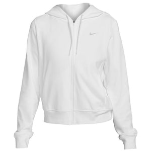 Nike Women's Dri-Fit One Full Zip Hoodie - White