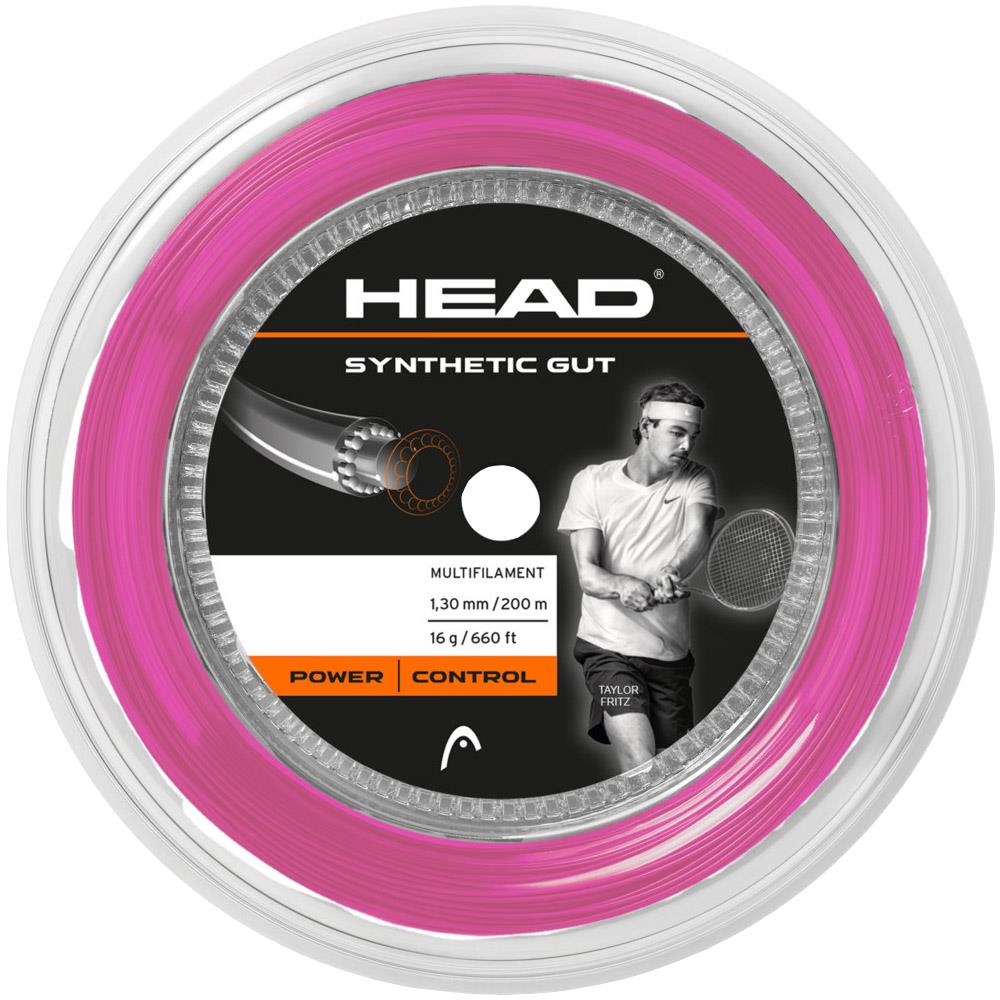 Head Synthetic Gut - Pink - String Reel – Merchant of Tennis