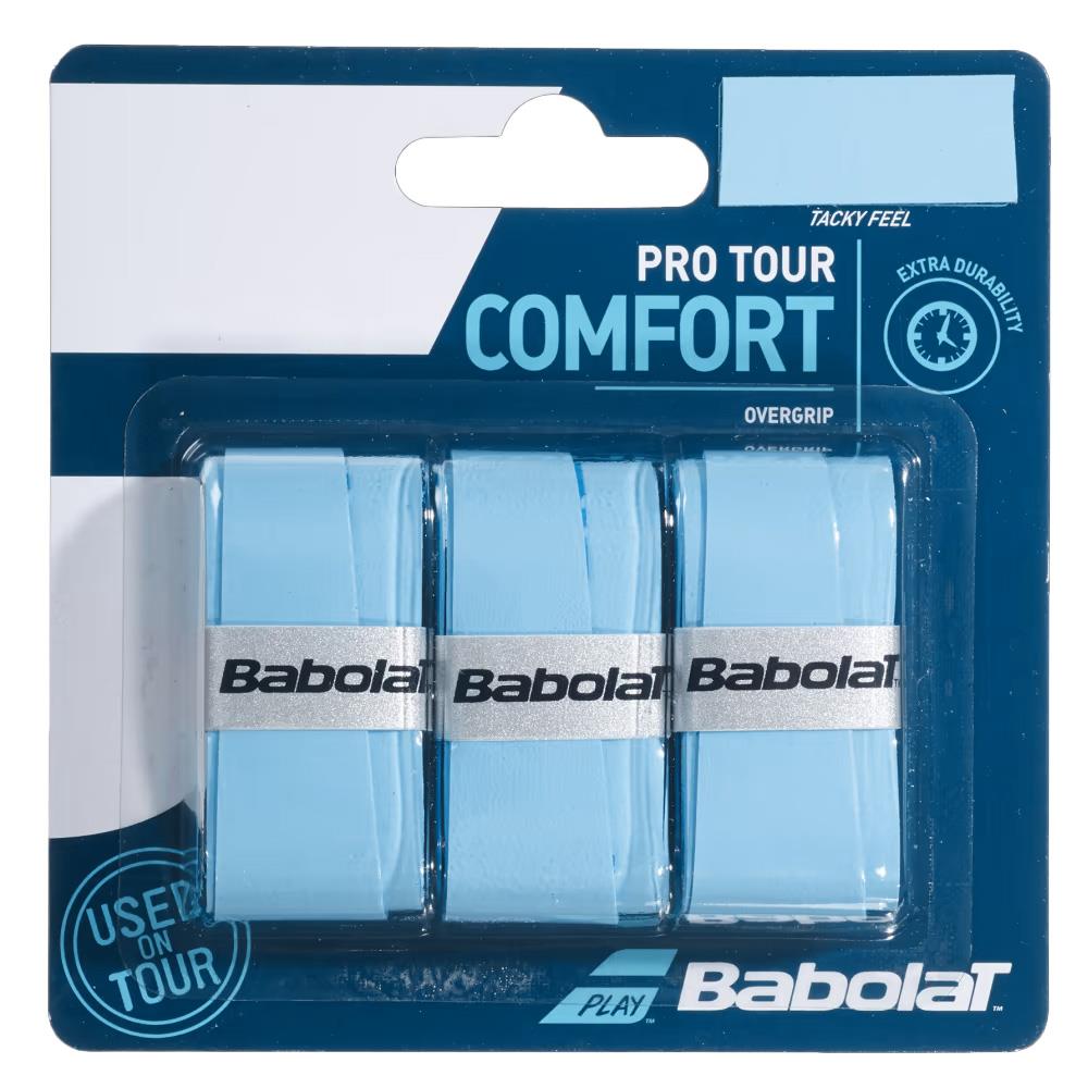 Babolat Pro Tour Overgrip 3 Pack Blue Merchant of Tennis