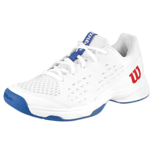 Wilson Junior Rush Pro L - White/Déjà vu Blue