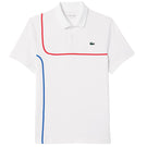 Lacoste Men's Ultra Dry Pique Tennis Polo - White