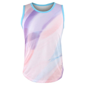 Sofibella Girls Watercolor Tank - Blue/Watercolour