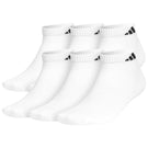 adidas Men's Superlite 3.0 Low Cut 6 Pack Socks - White/Black