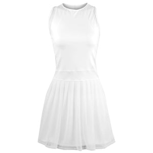 Lucky in Love Women's Essentials Next Level Dress - White