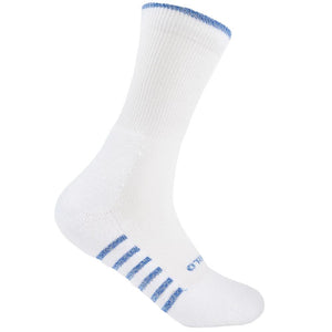 Thorlo Pickleball Light Cushion Crew Pickleball Socks - White