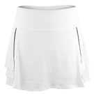 Lija Women's Be Your Best Down the Line 14" Skort - White/Navy