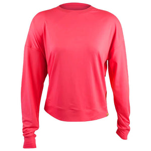 Lucky in Love Women's Essentials Hype Longsleeve - Coral Crush