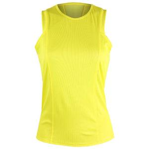 Lucky In Love Women's Swift Tie Back Tank - Yellow