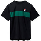 Fila Men's Essentials Short Sleeve Crew - Black/Green Jacket