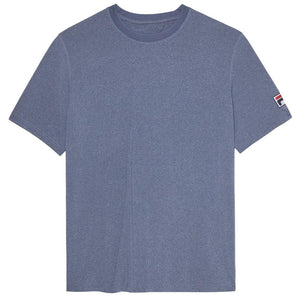 Fila Men's Essentials Short Sleeve Tennis Crew - Fila Navy Heather