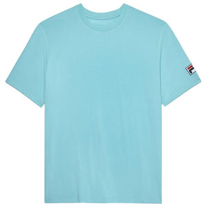 Fila Men's Essentials Short Sleeve Tennis Crew - Blue Radiance Heather