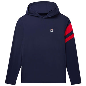 Fila Men's Essentials Longsleeve Hoody - Fila Navy