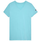 Fila Women's Essentials Short Sleeve V Neck Top - Blue Radiance