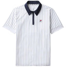 Fila Men's Casa Performance Iconic BB1 Polo - White/Fila Navy