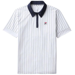 Fila Men s Casa Performance Iconic BB1 Polo Angora Fila Navy Pinstri Merchant of Tennis